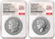 2 Coin Set 2026 Morgan And Peace Reverse Proof Privy Ngc Rp70 Fr Flag Pre-sale2