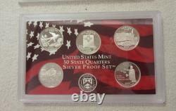 2 Two 2008 Us Mint 90% Silver Proof Set Each Has 14 Coins Ogp Box & Coa