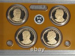 2 Yr Run Silver US Mint Proof Sets 2013-s, 14-s. With Stickers. Boxes & COAs. #13