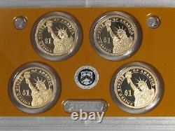 2 Yr Run Silver US Mint Proof Sets 2013-s, 14-s. With Stickers. Boxes & COAs. #13