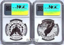 2 coin 2024 morgan peace reverse proof silver dollar set ngc rp70 fr sf Presale
