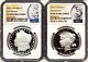 2 Coin Set 2023 S Proof Morgan Peace Silver Dollars Ngc Pf70 Uc Fr In Hand