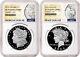 2 Coin Set 2024 Morgan And Peace Proof Silver Dollars Ngc Pf 70 Uc Presale