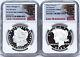 2 Coin Set 2024 Morgan Peace Proof Silver Dollars Ngc Pf 69 Uc First Releases Sf