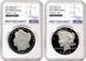 2 Coin Set 2025 Proof Morgan Peace Silver Dollars Ngc Pf70 Uc Fr Fr