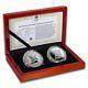 2 X 1 Noble Isle Of Man 2 X 1 Oz Silber 2017 Proof / Reverse Proof Set 500 Stück