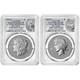 2pc Set 2026-p $1 Reverse Proof Morgan And Peace Silver Dollar Set Pcgs