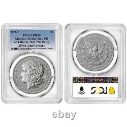 2pc Set 2026-P $1 Reverse Proof Morgan and Peace Silver Dollar Set PCGS