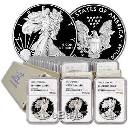 32-pc. 1986 2018 American Silver Eagle Proof Complete Date Set NGC PF69 UCAM