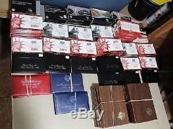 335 1964 thru 2014 Mint, Proof and Silver Proof Sets including Souvenier Sets