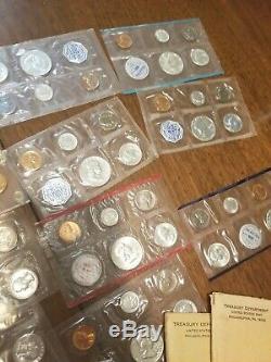 36x US Proof Silver Coin Sets 1955 1956 1957 1958 1959 1960 1961 1962 1963 1964