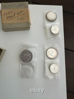 3 1954 Proof Sets in original Box