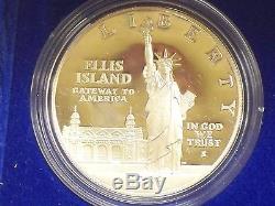 3-Coin 1986 US Commemorative Liberty Coins Proof Set Gold & Silver