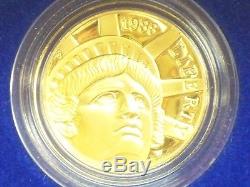 3-Coin 1986 US Commemorative Liberty Coins Proof Set Gold & Silver