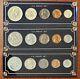 3 U. S. Proof Sets 1959, 1961, 1962 Silver Coins Custom Holders Franklin