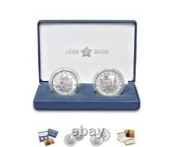 400th Anniversary Mayflower Voyage Silver Proof Coin & Medal Set 2020 SOLD OUT