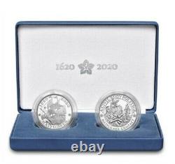 400th Anniversary of the Mayflower Voyage Silver Proof Coin and Medal Set