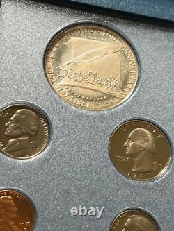 (4) 1983S 1987 S Prestige Proof Sets with (4) 90% Silver Dollar US (6 Coin Set)