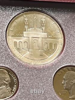 (4) 1983S 1987 S Prestige Proof Sets with (4) 90% Silver Dollar US (6 Coin Set)