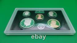 4 Lot 90% Silver Proof Sets 2014, 2015, 2016, & 2017. Partial Sets ASW 1.736