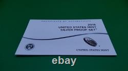 4 Lot 90% Silver Proof Sets 2014, 2015, 2016, & 2017. Partial Sets ASW 1.736