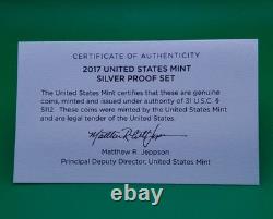 4 Lot 90% Silver Proof Sets 2014, 2015, 2016, & 2017. Partial Sets ASW 1.736