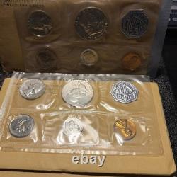 4 Proof Sets 1961 & 1962 Opened 1963 & 1964 Sealed Proof Sets