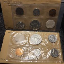 4 Proof Sets 1961 & 1962 Opened 1963 & 1964 Sealed Proof Sets