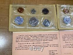 4 Sets-1962 U. S. Mint Silver Proof Sets withOGP in Cello Sealed Coins-032422-33