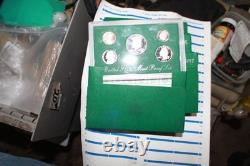 4 pack UNITED STATED MINT SILVER PROOF SETS 1995 (2) 1996 (1) 1997 (1)