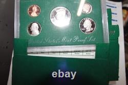 4 pack UNITED STATED MINT SILVER PROOF SETS 1995 (2) 1996 (1) 1997 (1)