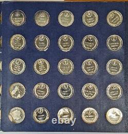 50 States Of The Union Series First Edition Sterling Silver Proof Set