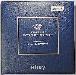 50 States Of The Union Series First Edition Sterling Silver Proof Set