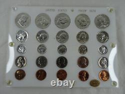 (5) 1960-1963 US Mint Proof Sets in Capital Plastic 90% Silver