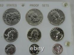 (5) 1960-1963 US Mint Proof Sets in Capital Plastic 90% Silver