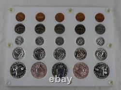 (5) 1960-1963 US Mint Proof Sets in Capital Plastic 90% Silver