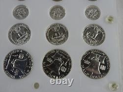 (5) 1960-1963 US Mint Proof Sets in Capital Plastic 90% Silver