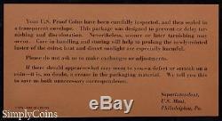(5) 1964 Proof Set Original Envelope With COA US Mint Silver Coin Lot