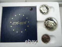 (5) 1976-S US Mint Silver Proof Bicentennial 3 Coin Set BU 40% Silver OGP