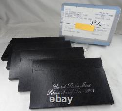 (5) 1997-S US Mint Silver Proof Sets Original Shipping Box Fresh Sets