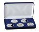 5 Piece Set 2019 $1 1 Oz American Silver Eagle Bu + Proof Coins In Box Sku59298