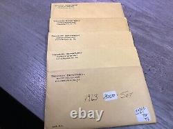 5 Sets-1963 U. S. Mint-Silver Proof Sets withOGP in Sealed Envelopes-110723-51