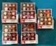 (5) Us Mint Silver Proof Sets 2002 2003 2004 2005 2006 Includes Coa's Silver