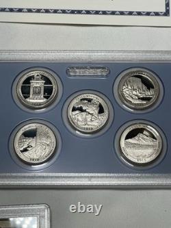 5pc UNITED STATES MINT PROOF SETS 2010 2011 2012 2013 2014 Complete With COA's
