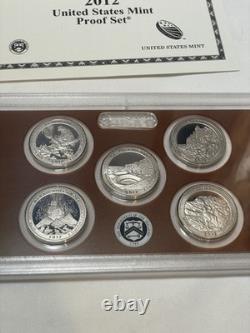 5pc UNITED STATES MINT PROOF SETS 2010 2011 2012 2013 2014 Complete With COA's