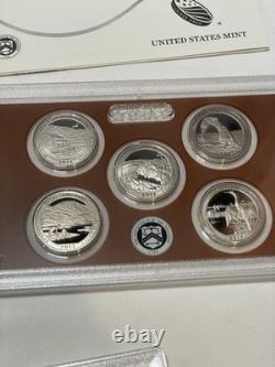 5pc UNITED STATES MINT PROOF SETS 2010 2011 2012 2013 2014 Complete With COA's