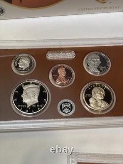 5pc UNITED STATES MINT PROOF SETS 2010 2011 2012 2013 2014 Complete With COA's