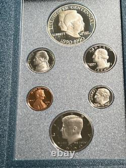 6 1997 & 1998 Premier + (2) 1990, 1991, 1995 Prestige US Mint SILVER PROOF SETS