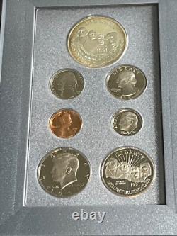 6 1997 & 1998 Premier + (2) 1990, 1991, 1995 Prestige US Mint SILVER PROOF SETS