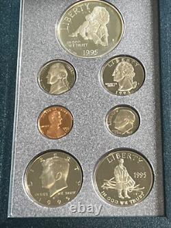 6 1997 & 1998 Premier + (2) 1990, 1991, 1995 Prestige US Mint SILVER PROOF SETS